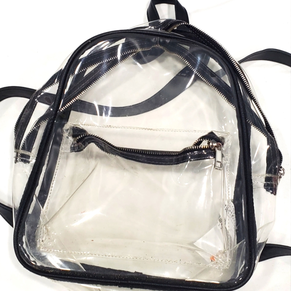 Clear front pocket classic  backpack